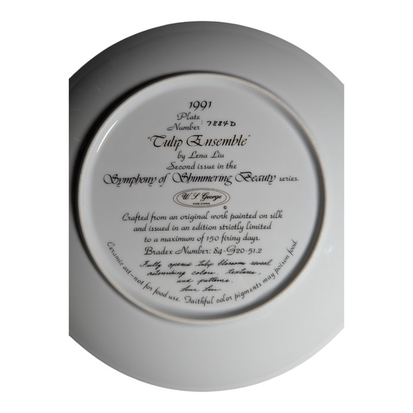 Tulip Ensemble/Lena Liu/Symphony of Shimmering Beauty Series -1991 Collector - Picture 4 of 4